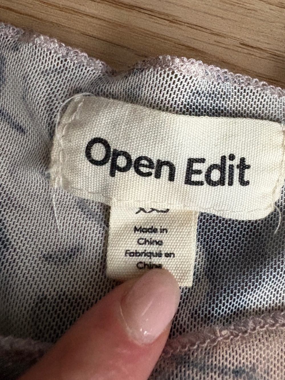 Open Edit Long Sleeve Mesh Top - Picture 2 of 4